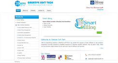 Desktop Screenshot of creativesoft.in