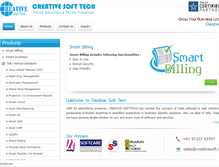 Tablet Screenshot of creativesoft.in